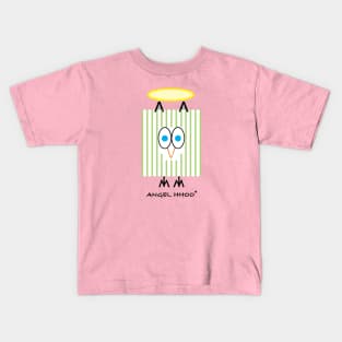 Angel Hhoo Owwl Green Kids T-Shirt